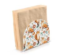 Portatovaglioli per tavolo portatovaglioli dispenser di tovaglioli di carta fiore volpe caduta in piedi cucina bagno decorativo acrilico