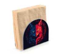 Portatovaglioli per tavolo portatovaglioli dispenser di tovaglioli di carta gatto ostilità in piedi cucina bagno decorativo acrilico