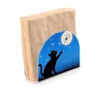 Portatovaglioli per tavolo portatovaglioli dispenser di tovaglioli di carta gatto tarassaco luna in piedi cucina bagno decorativo acrilico