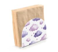 Portatovaglioli per tavolo portatovaglioli dispenser di tovaglioli di carta lilla nuvola in piedi cucina bagno decorativo acrilico