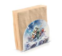 Portatovaglioli per tavolo portatovaglioli dispenser di tovaglioli di carta orso musica in piedi cucina bagno decorativo acrilico