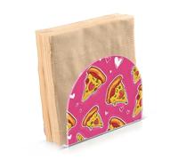 Portatovaglioli per tavolo portatovaglioli dispenser di tovaglioli di carta rosa amore pizza in piedi cucina bagno decorativo acrilico