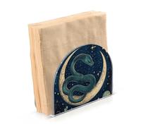 Portatovaglioli per tavolo portatovaglioli dispenser di tovaglioli di carta serpente luna crescente in piedi cucina bagno decorativo acrilico