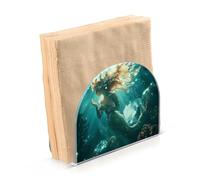 Portatovaglioli per tavolo portatovaglioli dispenser di tovaglioli di carta sirena subacquea 2 piedi cucina bagno decorativo acrilico