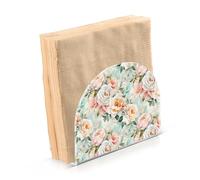 Portatovaglioli per tavolo portatovaglioli dispenser di tovaglioli di carta stampa peonia rosa in piedi cucina bagno decorativo acrilico