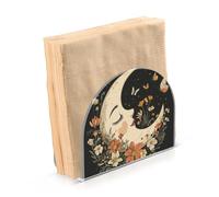 Portatovaglioli per tavolo portatovaglioli dispenser di tovaglioli di carta stravagante luna crescente in piedi cucina bagno decorativo acrilico