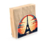 Portatovaglioli per tavolo portatovaglioli dispenser di tovaglioli di carta Torre Eiffel Luna in piedi cucina bagno decorativo acrilico