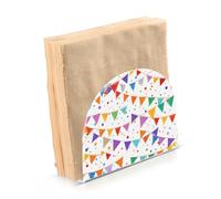Portatovaglioli per tavolo portatovaglioli dispenser di tovaglioli di carta triangolo bandiera stringa in piedi cucina bagno decorativo acrilico