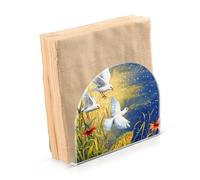 Portatovaglioli per tavolo portatovaglioli dispenser di tovaglioli di carta uccello chiaro di luna in piedi cucina bagno decorativo acrilico