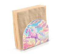 Portatovaglioli per tavolo portatovaglioli dispenser di tovaglioli di carta unicorno nuvola in piedi cucina bagno decorativo acrilico