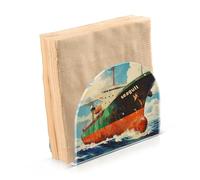 Portatovaglioli per tavolo portatovaglioli dispenser di tovaglioli di carta vintage nave cargo in piedi cucina bagno decorativo acrilico