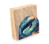 Portatovaglioli per tavolo portatovaglioli dispenser tovaglioli di carta balena pittura ad acquerello in piedi cucina bagno decorativo acrilico