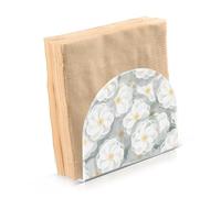 Portatovaglioli per tavolo portatovaglioli dispenser tovaglioli di carta Camelia fiori bianchi in piedi cucina bagno decorativo acrilico