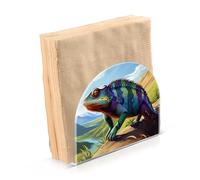 Portatovaglioli per tavolo portatovaglioli dispenser tovaglioli di carta lucertola camaleonte 1 piedi cucina bagno decorativo acrilico