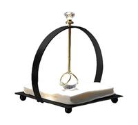 Portatovaglioli per tovaglioli di carta, portatovaglioli di carta, portatovaglioli per tavolo, portatovaglioli a sfera di cristallo, leggero e di lusso in metallo, portatovaglioli