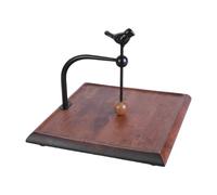 Portatovaglioli piatto in bronzo alla moda con design vintage per cucina e tavolo da pranzo, decorazione per la casa, robusto supporto per tovaglioli in metallo