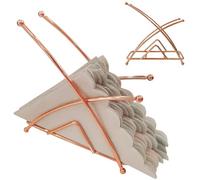 Portatovaglioli ，Portatovaglioli per cucina，upporto per Tovaglioli per Bancone，per Cucina, Tavoli Pranzo, Tavoli Picnic,Decorazione domestica (Rose Gold)