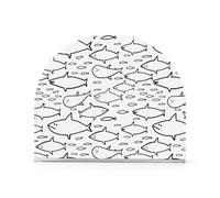 Portatovaglioli quadrato in acrilico bianco e nero con filo di pesce, per feste, matrimoni, eventi, autoportante, per bagno, decorazione domestica per bagno, ristorante
