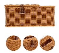 Portatovaglioli Rattan Scatola Portafazzoletti Contenitore Di Tessuto