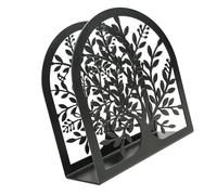 Portatovaglioli salvaspazio per cucina Tavolo da pranzo in metallo autoportante Dispenser per fazzoletti Rack Porta asciugamani di carta Organizzatore di tovaglioli in metallo