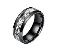 Portatovaglioli Set Di 4 Acciaio E Acciaio Moda Coppia In Acciaio Modello Americano Anello Titanio Anello Europeo Anello Della Telecamera per Interni (Grey, One Size)