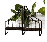 Portatovaglioli, supporto verticale per dispenser di carta, scaffale in metallo, elegante accessorio da bancone, organizer decorativo retrò per cucina, tavolo da pranzo, interni ed esterni