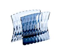 Guzzini - Vanity, portatovaglioli, Blu denim, in Bio-based SAN e Bio-based SMMA - ACQUA