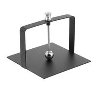 Portatovaglioli Verticale in Acciaio Inox Nero, Semplice