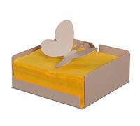 PORTATOVAGLIOLIIN FERRO BATTUTO FARFALLA BEIGE