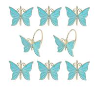 Portatovagliolo con farfalla a forma di fiore da 8 pezzi per Pasqua