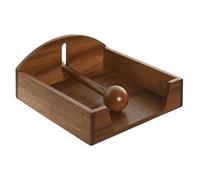 Portatovagliolo Home ESPRIT Naturale Legno di acacia 19 x 21 x 8,8 cm