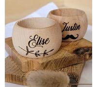 Portatovagliolo In Legno Personalizzato Con Incisione Di Nome E Cognome, Portatovagliolo In Legno Personalizzato Personalizzato, Porta Portatovagliolo, Decorazione Rustica For La Tavola Di Matrimonio(