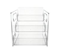 Portatrucchi da Piano Scaffale organizer trasparente 3 livelli per trucchi | Espositore Cosmetici Per Donne Ragazze Mogli Madri Amanti Del Beauty Bagno Cassettiera Dormitorio Camera Ap