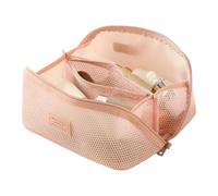 Portatrucco In Rete Traspirante Organizer Portaoggetti Traspirante Con | Borsa Per Cosmetici Per Donne Skincare Pennelli Articoli Da Toeletta Specchio Vacanza Borsa Organizer Porta Pennelli