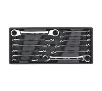 Portattrezzi Con Dado Svasato & Cricchetto Anello Chiave Set 12pc TBT13 Sealey