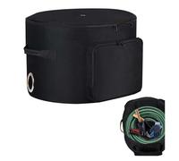 Portatubo Da Giardino Borsa Stoccaggio di 45 metri di tubo, Avvolgitubo Fondo Con Fori Di Drenaggio per Giardini Piccoli E Terrazzi