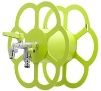 Portatubo da Muro in Metallo con Rubinetto a Doppia Uscita Belfer 42/FR Verde Acido