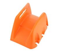 Portatubo da Parete in Plastica Arancione, Supporto per Giardino | Montaggio a Muro, Assemblaggio Semplice, Stoccaggio Ordinato del Tubo Flessibile per Cortile e Irrigazione