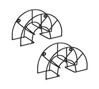 Portatubo da parete Supporto per tubo 0,6 kg Verde Portatubi da giardino