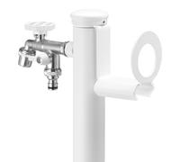 Portatubo per Fontane da Giardino in Acciaio Belfer 42/PGS Bianco