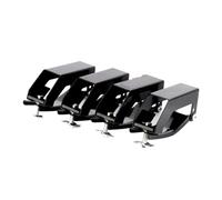 Portatutto Barra Trasversale Per Portabagagli Sul Tetto Dell'auto Clip Fissaggio Universale Per Telaio Bagagli Da 4 Pezzi Con Staffa Artiglio Con Clip Gomma Cuscino Portapacchi