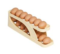 Portauova. Automatic Two Layer Scrolling Egg Dispenser Egg Fridge Container Egg -keeping Rack Kitchen Gadgets