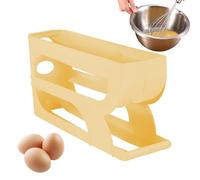 Portauova - Dispenser automatico per uova, portauova a tre livelli, organizer per alimenti, accessorio da cucina durevole | Vassoio portaoggetti per dispensa e preparazione dei pasti,