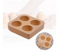 Portauova in legno, portaoggetti rustico compatto, portapiatti per la raccolta