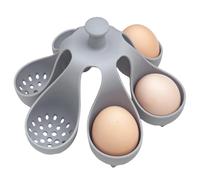 Portauova in silicone - Cuociuova in silicone | Friggitrice ad aria | Portauova in silicone | Lavabile in lavastoviglie da cucina Portauova in camicia resistente alle alte temperature si adatta in un