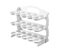 Portauova per Frigo | Vassoio Uova Pieghevole 3 Livelli,Organizzatore Capiente per Dispensa Cucina,Pianificazione Pasti e Cottura Quotidiana