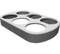 Portauova per Frigorifero Hotpoint Ariston Supporto Uova Stampato 3D