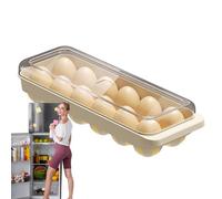 Portauova per Frigorifero - Organizzatore con 12 Scomparti Impilabile Trasparente | Portauova Con Coperchio | per Cucina Casa Frigorifero Pianificazione Pasti Cucina Quotidiana