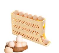 Portauova per frigorifero, porta laterale per frigorifero, porta uova, porta uova con grande capacità, con 4 livelli, per frigorifero, armadietti da cucina
