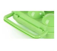 Portauova portatile impilabile a 12 cavità per refrigerazione organizzata e conservazione della freschezza (verde)